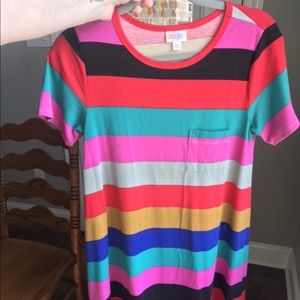 Multi-stripe Lularoe Carly